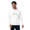 Unisex eco raglan hoodie | Shine On